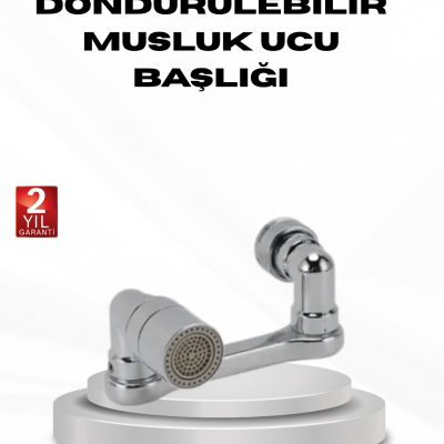 1080 Derece Musluk Aparatı – Tüm Lavabolara Uygun Esnek Başlık ve Su Akış Kontrolü