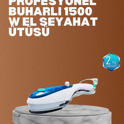 Seyahat Tipi Buharlı Ütü Portatif Kırışıklık Açıcı
