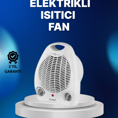 Mini Elektrikli Isıtıcı – 2000W Güç, Fanlı Isıtma, 3 Isı Modu