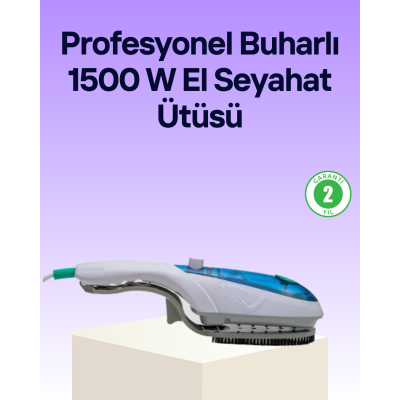 Portatif Buharlı Ütü Pratik Seyahat Tipi Kırışıklık Açıcı