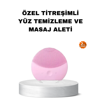 Silikon Yüz Temizleme ve Masaj Aleti – Su Geçirmez, Taşınabilir ve Cilt Dostu