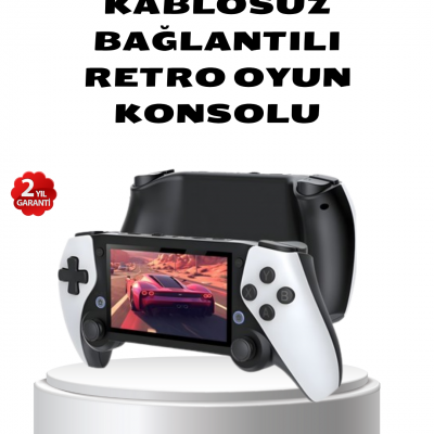 Taşınabilir Retro Oyun Konsolu – 4.3 İnç Ekran, 64 GB Hafıza ve Klasik Oyun Arşivi