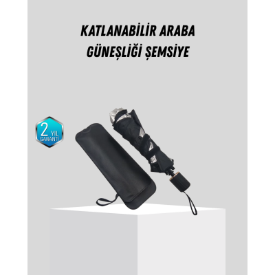 Ön Cam Güneşliği – Kalın Kumaş ve Cam Elyaf İskelet ile Maksimum UV Koruma