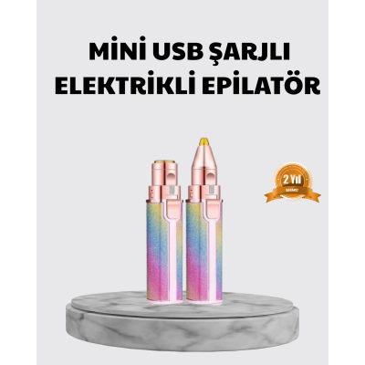 Mini Yüz ve Kaş Epilatörü – 8000 RPM Güçlü Motor ve Paslanmaz Çelik Başlık