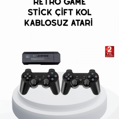 Taşınabilir Kablosuz Oyun Konsolu 2.4G TV Destekli Kompakt Gövde