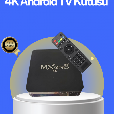 Akıllı Android TV Box – 4K Çözünürlük, 2GB RAM, 16GB Depolama, Hızlı Wi-Fi