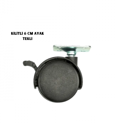KİLİTLİ 6CM AYAK TEKLİ
