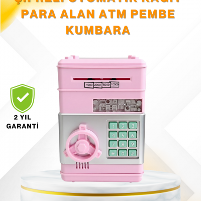 Şifreli Elektronik Para Biriktirme Kumbarası Büyük Kapasiteli