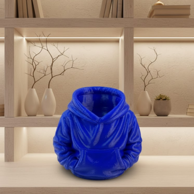 Lacivert Hoodie Kalemlik 10x10 cm Masa Üstü Düzenleyici