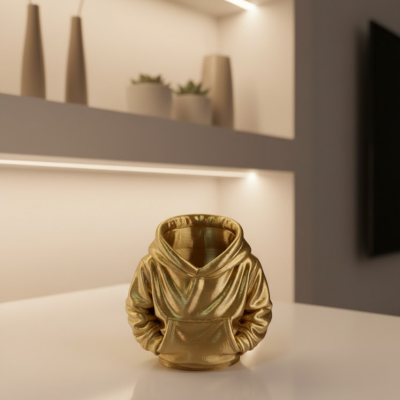 Dekoratif Gold Hoodie Kalemlik 10x10 cm