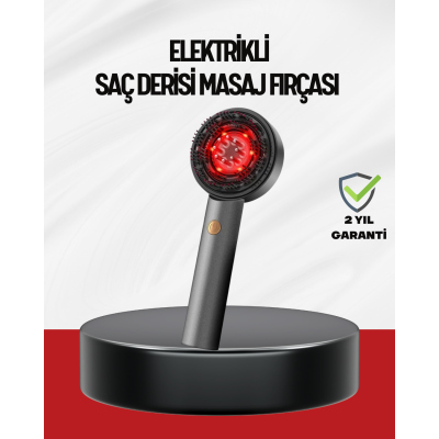Saç Büyüme Destekleyici Elektrikli Masaj Tarak Yağ Aplikatörlü