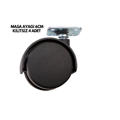 MASA AYAĞI 6CM KİLİTSİZ 4 ADET