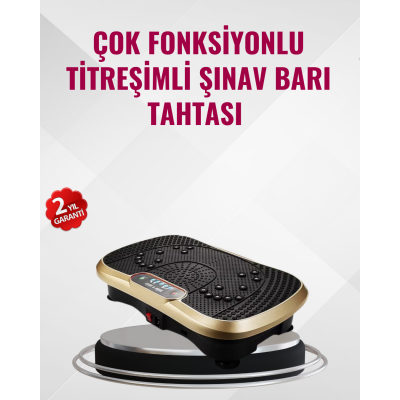 Ev Tipi Titreşimli Spor Aleti Yağ Yakım Destekli Tasarım