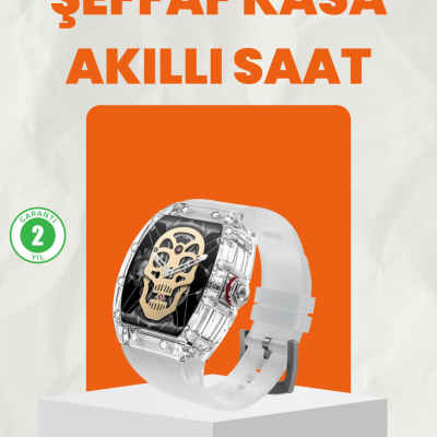 Uzun Pil Ömürlü Akıllı Saat Spor ve Günlük Kullanım