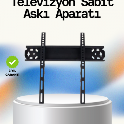 Universal TV Askı Aparatı 32-65 İnç Güçlü Çelik Gövde Sağa-Sola Ayar