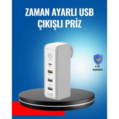 Ev ve Ofis İçin Zaman Kontrollü Çoklu Şarj Cihazı