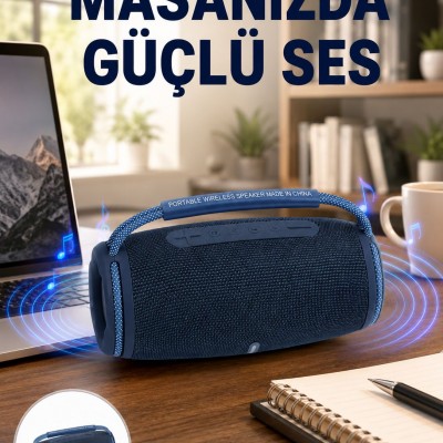 Dış Mekan Uyumlu IPX5 Suya Dayanıklı Kablosuz Hoparlör