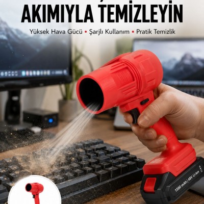 Güçlü Motorlu Elektrikli Toz Alma ve Temizleme Aleti