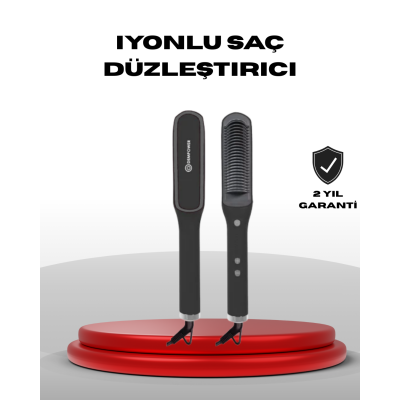 İyonlu Saç Düzleştirici Tarak Hızlı Isınma ve Ayarlanabilir Isı