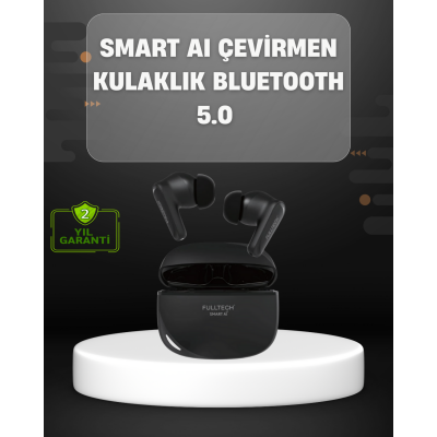 Yapay Zeka Destekli Bluetooth Kulaklık Anlık Çeviri ve Gürültü Engelleme