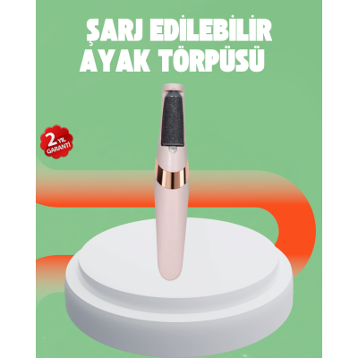 Elektrikli Ayak Törpüsü USB Şarjlı Nasır ve Kallus Giderici