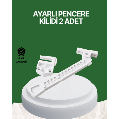 Çocuk ve Evcil Hayvanlar İçin Pencere Emniyet Kilidi 2 Adet