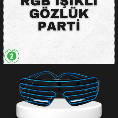Parti ve Organizasyonlara Özel LED Işıklı Gözlük