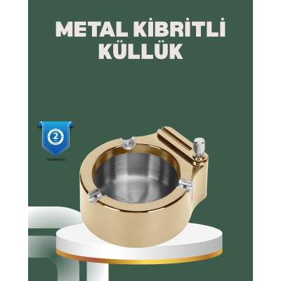 Yeniden Doldurulabilir Çakmaklı Küllük Dayanıklı Yapı