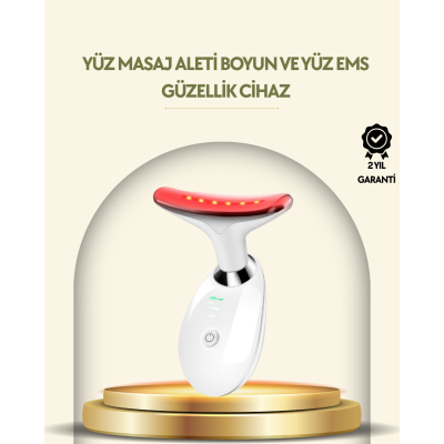 Kompakt ve Taşınabilir Cilt Bakım Cihazı – 3 Fonksiyonlu, USB Şarjlı, LED Işıklı Güzellik Aleti