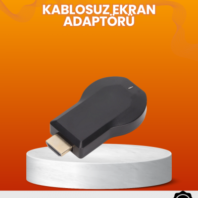 Yazılım Gerektirmeyen Kablosuz Mirroring Adaptörü – 1080p HD Görüntü Kalitesi
