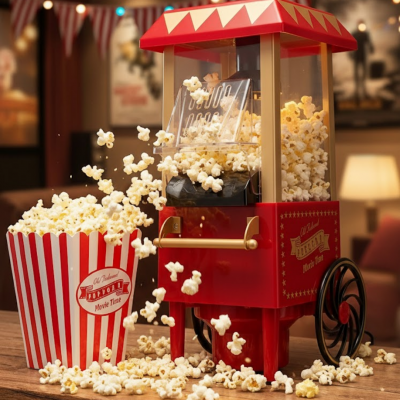 Sıcak Hava Teknolojili Yapışmaz Popcorn Makinesi