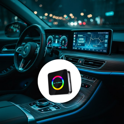 Kablosuz Android Auto CarPlay Destekli Araç Multimedya Adaptörü