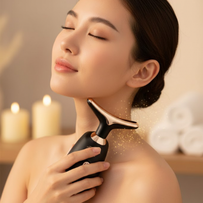 Yüz Ve Boyun Kırşıklık Giderici Ems Güzellik Cihazı Yüz Masaj Aleti