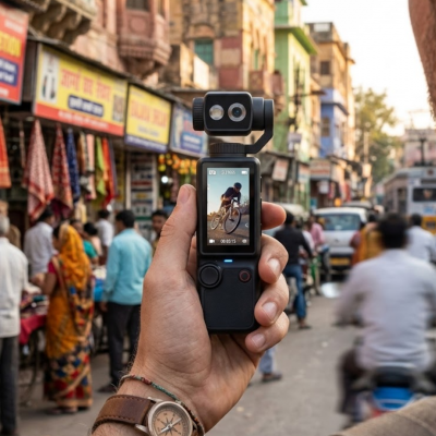 4K Ultra HD El Kamerası 2.0 IPS Ekran Döner Başlık ve Yüksek Batarya Kapasiteli