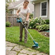 Şarjlı Tırpan Çim Kesme Makinesi 2 Bataryalı Bıçak Hediyeli Kablosuz Ot Temizleme