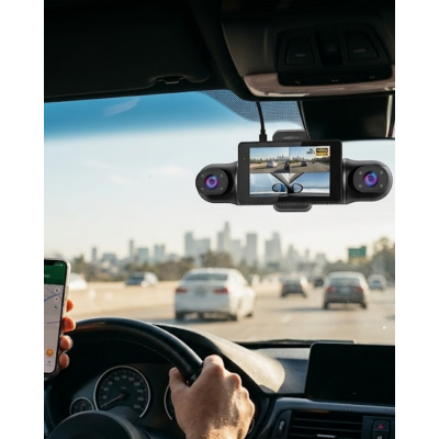 Araç İçi WiFi Destekli Full HD Kamera Geniş Açılı Gece Görüşlü