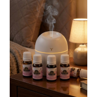 Mini Hava Nemlendirici USB Bağlantılı LED Işıklı 5 Esans Hediyeli Difüzör