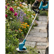 2 Bataryalı Şarjlı Tırpan Kablosuz Çim Kesme Makinesi Bıçak Hediyeli