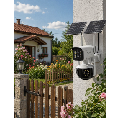 Güneş Enerjili Arsa Kamerası 4G SIM Kartlı Gece Görüşlü Solar Kamera 2 Yıl Garantili