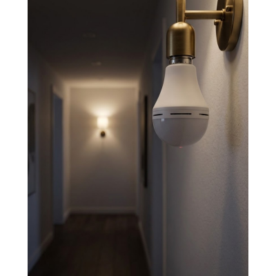 35W Şarjlı LED Ampul E27 Duy 6500K Beyaz Işık Kesintisiz Aydınlatma