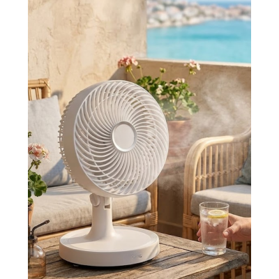 2200 RPM Mini Masaüstü Vantilatör Sessiz ve Güçlü Hava Akışlı Fan