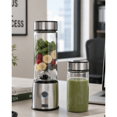 Kablosuz Cam Blender Yüksek Güçlü Smoothie Meyve Sebze Blenderı