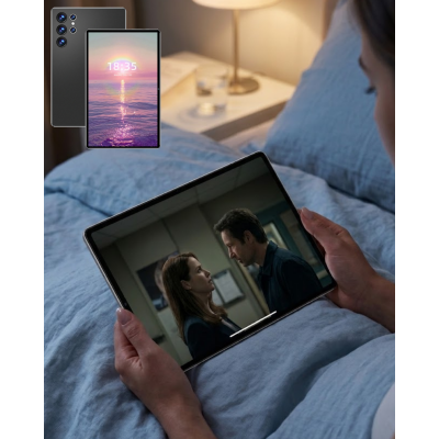 WiFi Destekli Android Tablet 10.1 İnç Geniş Ekran Tablet Seti