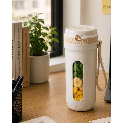 Spor ve Seyahat İçin Taşınabilir Smoothie Blender USB Şarj Destekli