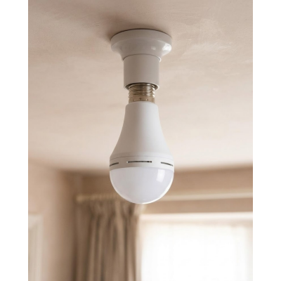 Enerji Tasarruflu Şarjlı Ampul 35W Soğuk Beyaz E27 Duy Yüksek Performans