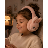 Bluetooth 5.3 Peluş Kulaklık TF Kart Destekli Kablosuz Kulaküstü Kulaklık