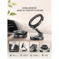Araç İçi Telefon Tutacağı Manyetik Tasarım Ayarlanabilir
