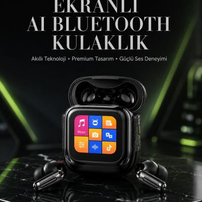Akıllı Dokunmatik Kontrol AI Özellikli Bluetooth Kulaklık