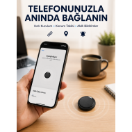 AirTag Akıllı Eşya Takip Cihazı Apple ve Android Uyumlu Uzun Pil Ömürlü