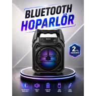 Güçlü ve Şarj Edilebilir Bluetooth Hoparlör 6.5 İnç